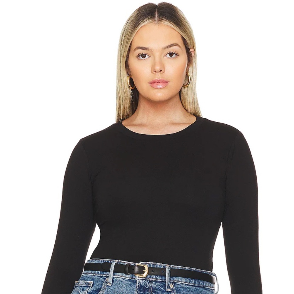 AFRM Black Long Sleeve Bodysuit